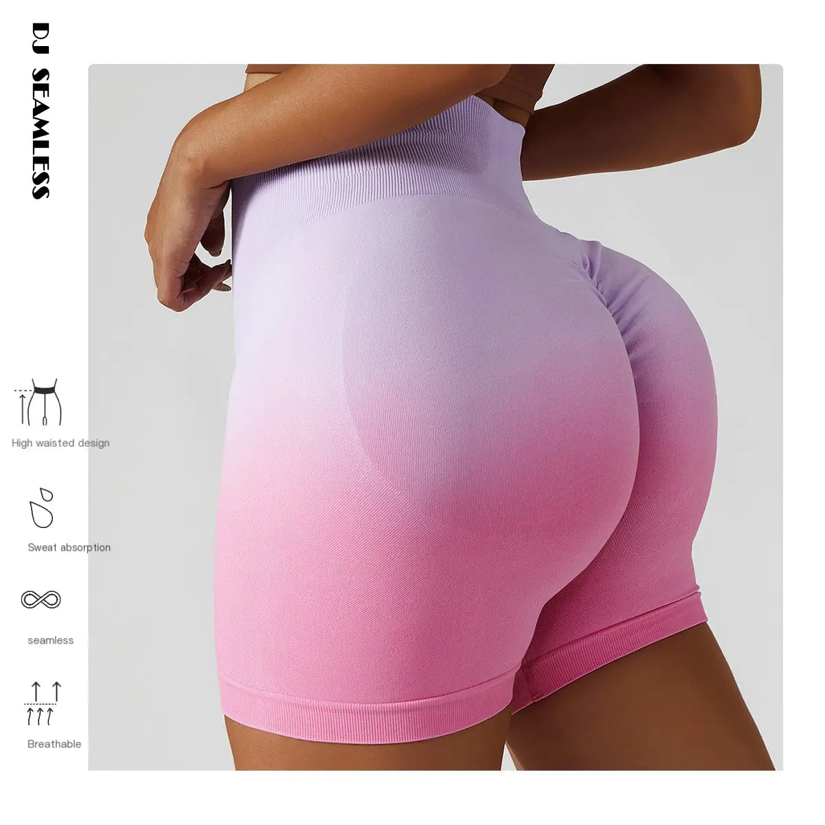 High-Waisted Seamless Yoga Pants