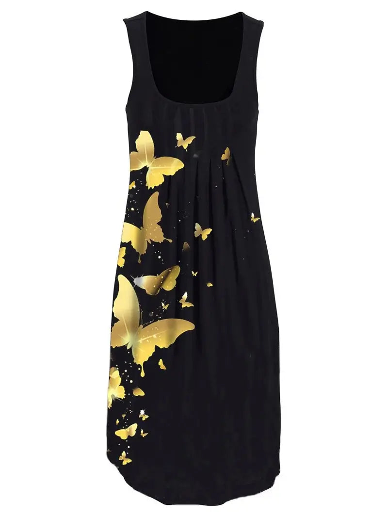 Elegant Floral Summer Dress