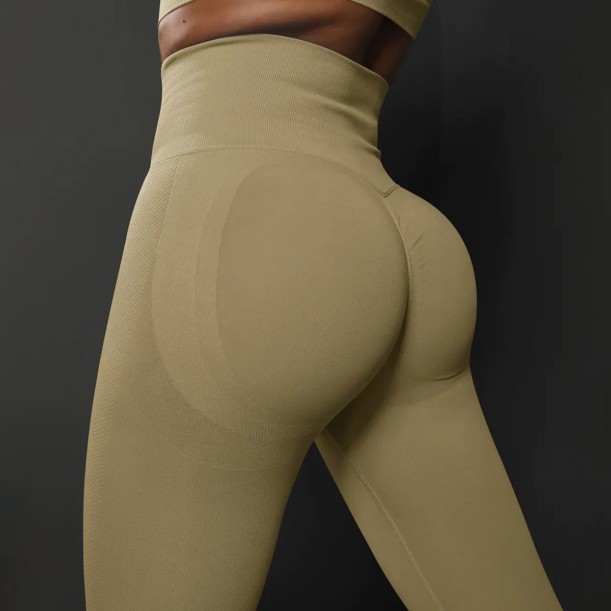 High-Waisted Elastic Training Pants for Yoga and Running