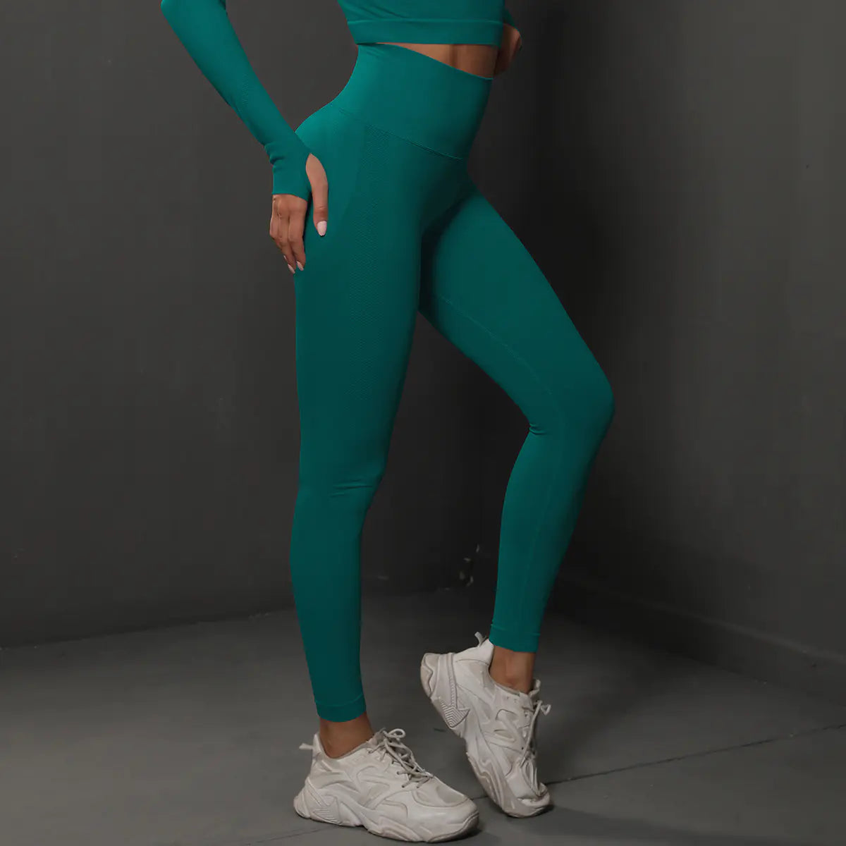 High-Waisted Elastic Training Pants for Yoga and Running