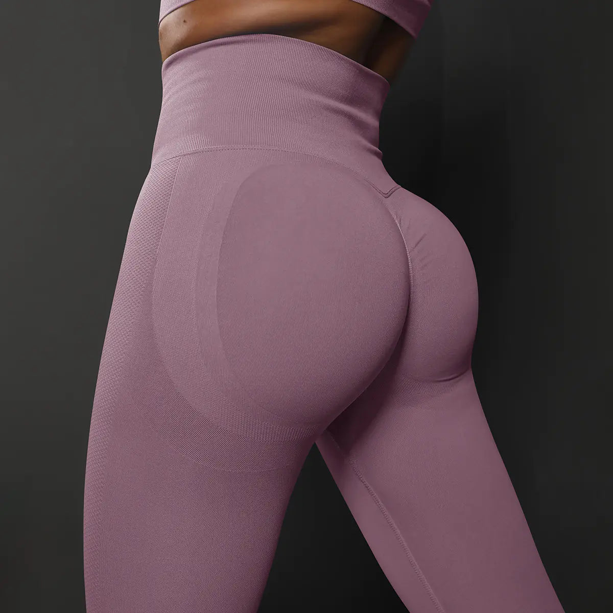 High-Waisted Elastic Training Pants for Yoga and Running