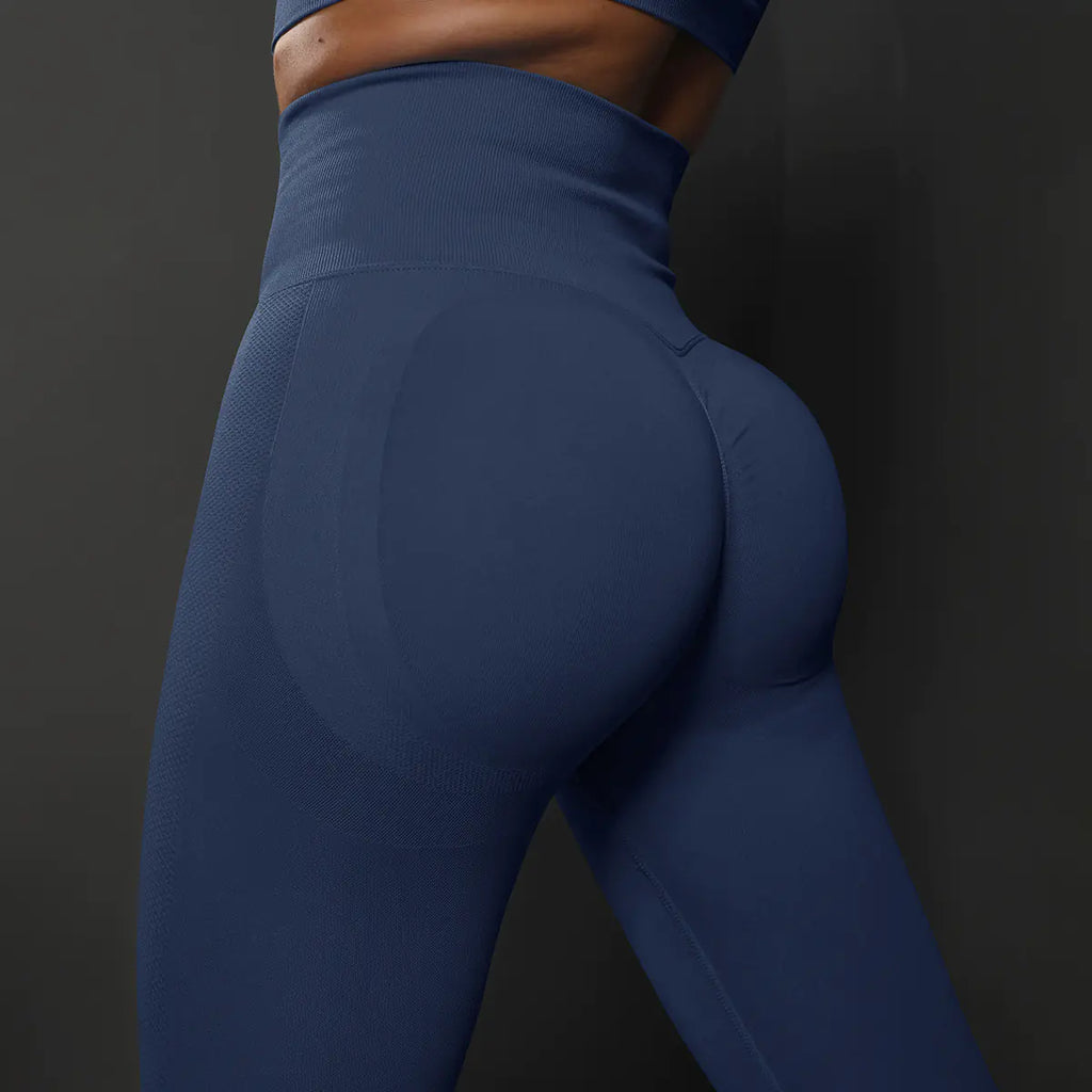 High-Waisted Elastic Training Pants for Yoga and Running