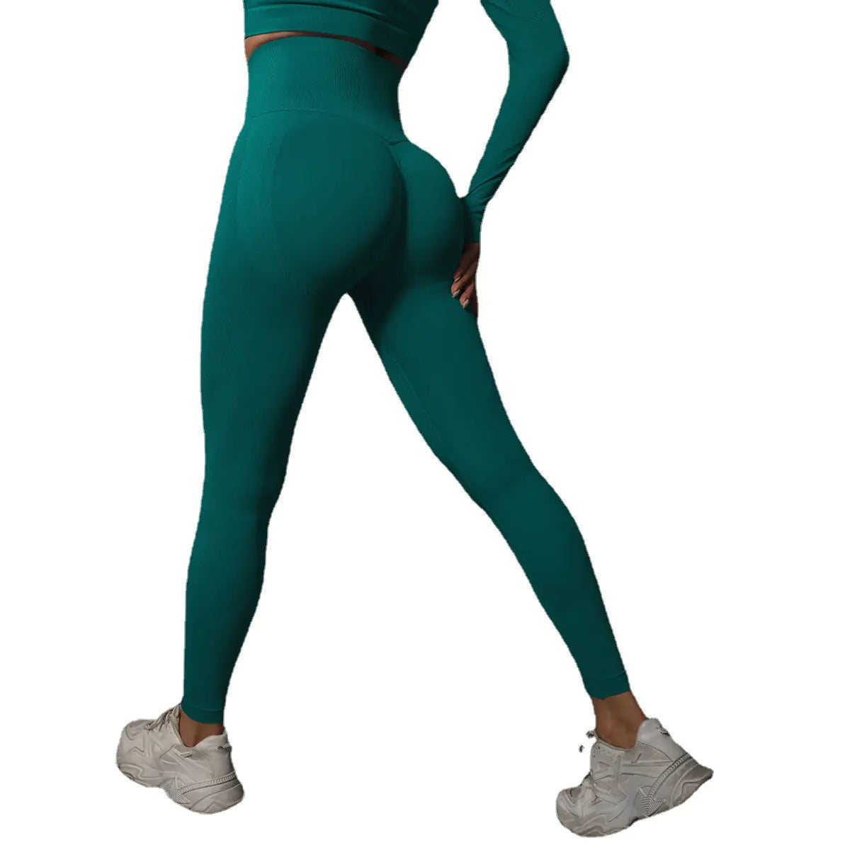 High-Waisted Elastic Training Pants for Yoga and Running