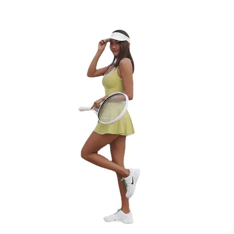 All-in-One Women's Tennis & Yoga Outdoor Fitness Suit